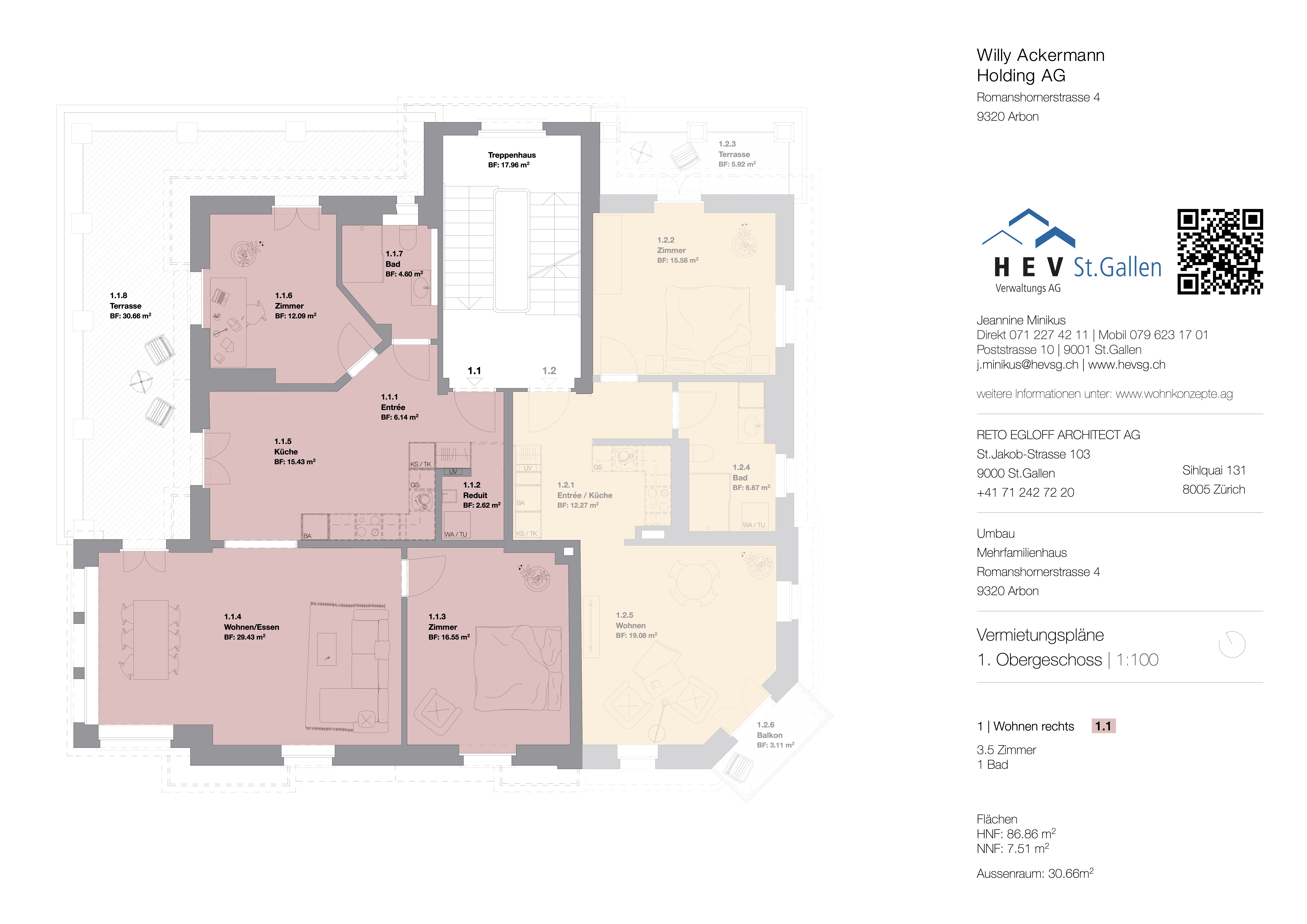 3.5-Zi-Wohnung mit grosser Terrasse - Bild 5